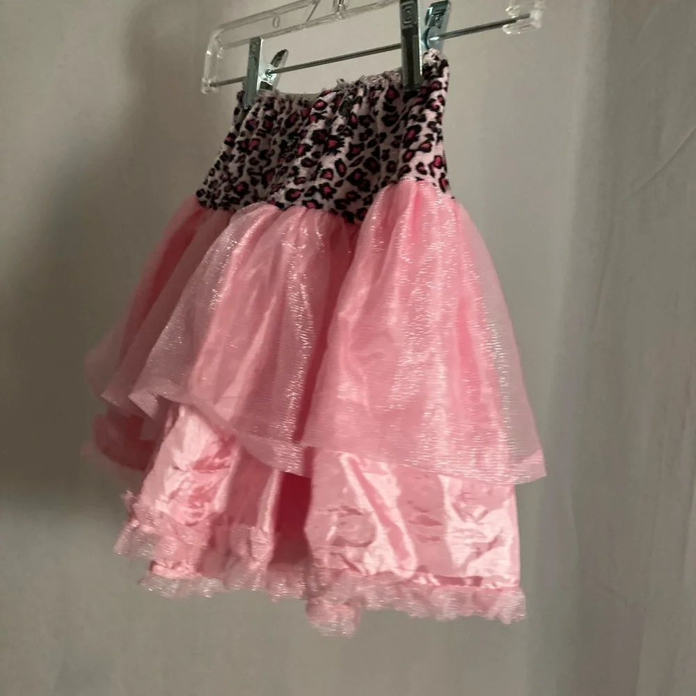 Animal print sparkle skirt one size fits all elastic